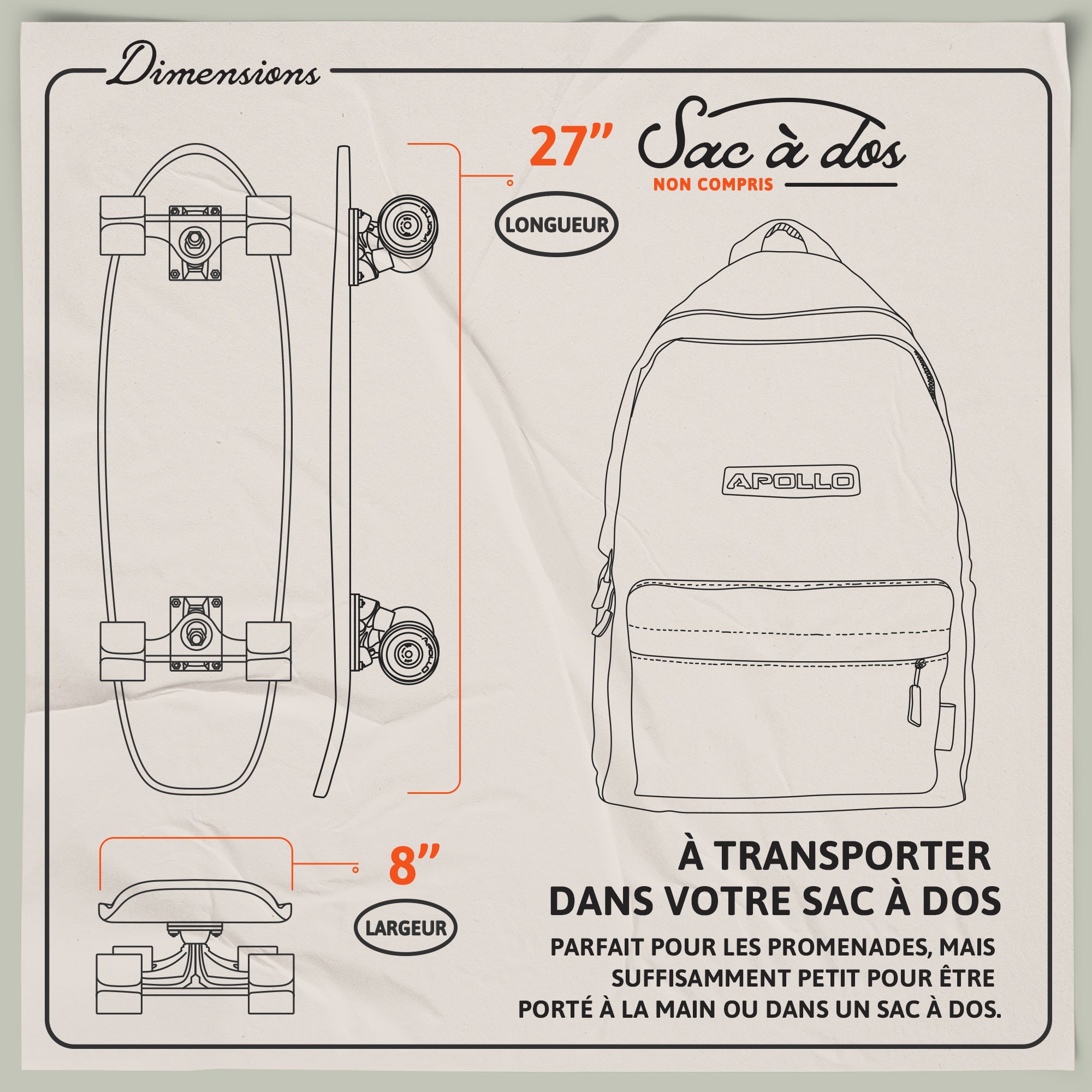 Apollo - Mini Longboard - Classic Green Midi - Classic Green