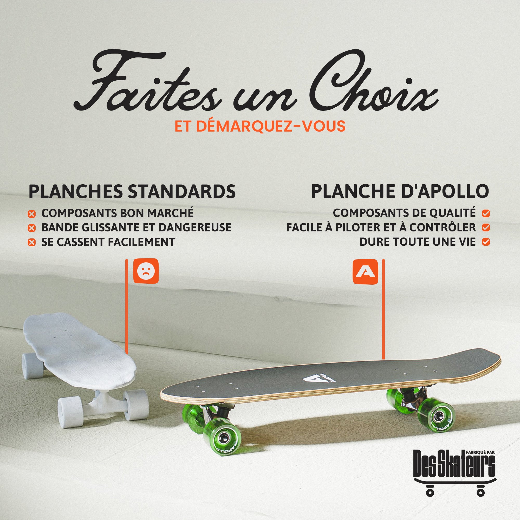 Apollo - Mini Longboard - Classic Green Midi - Classic Green