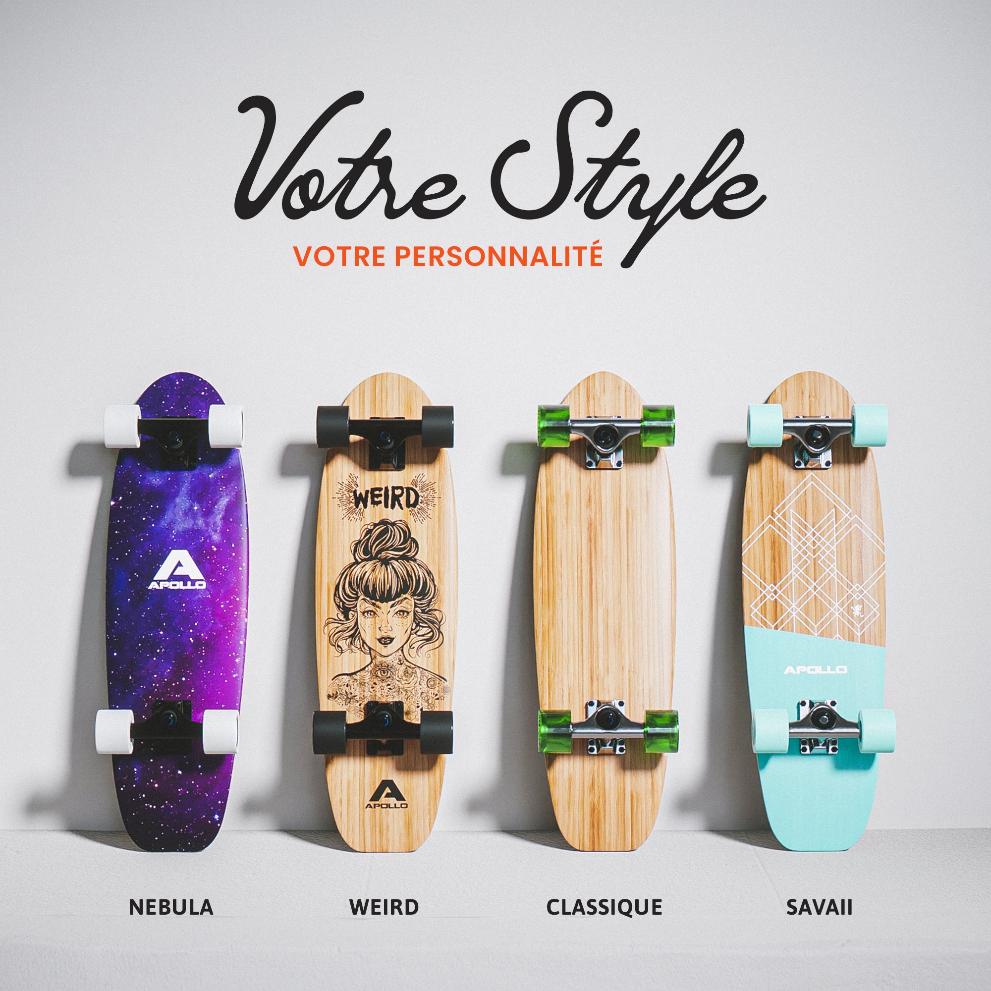 Apollo - Mini Longboard - Classic Green Midi - Classic Green