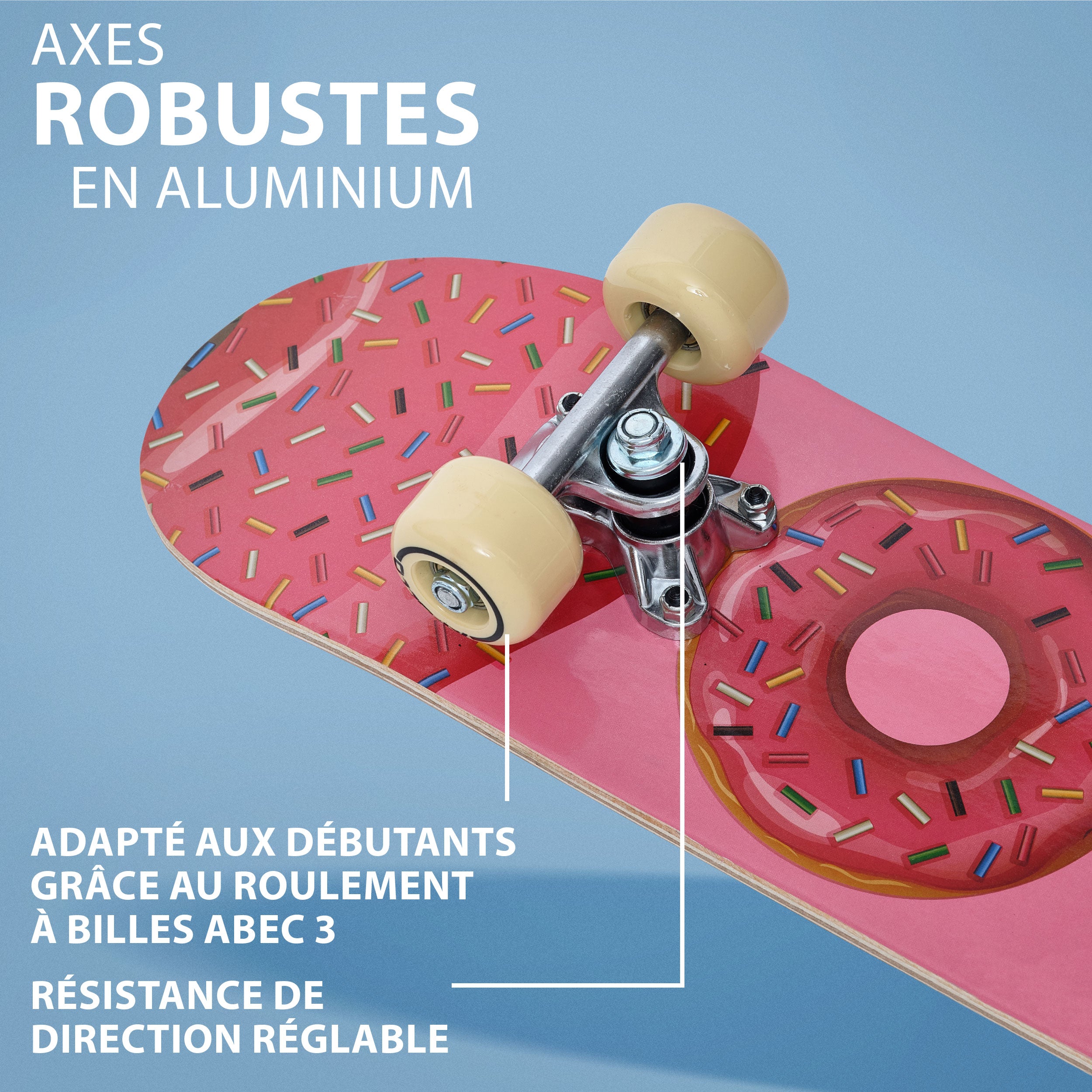 Apollo - Skateboard pour Enfants - Donut - 61 cm - Donut