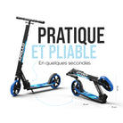 Apollo - Trottinette avec roues XXL Phantom pour adultes et enfants - 200mm - Stars