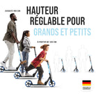 Apollo - Trottinette avec roues XXL Phantom pour adultes et enfants - 200mm - Stars