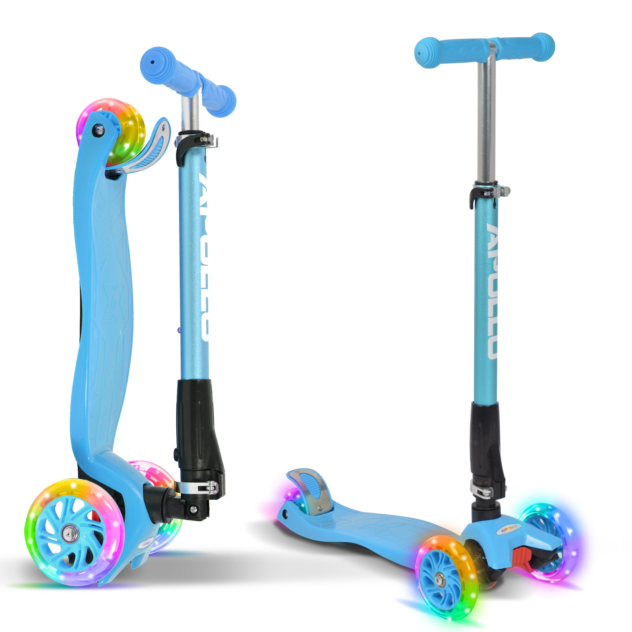 Apollo - Trottinette Kids Whiz à LED pour les enfants - Bleu