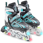 Apollo - Super Blades X Pro - Rollers avec roues à LED illuminées - Menthe - L (39-42)