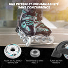 Apollo - Super Blades X Pro - Rollers avec roues à LED illuminées - Menthe - L (39-42)