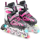 Apollo - Super Blades X Pro - Rollers avec roues à LED illuminées - Rose - L (39-42)