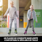 Apollo - Super Blades X Pro - Rollers avec roues à LED illuminées - Rose - L (39-42)