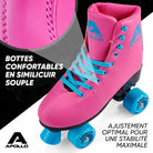 Apollo - Classic patins à roulettes fille et garçon - adolescents et adultes - Funky - L (39-42)