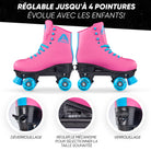 Apollo - Classic patins à roulettes fille et garçon - adolescents et adultes - Funky - L (39-42)