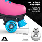Apollo - Classic patins à roulettes fille et garçon - adolescents et adultes - Funky - L (39-42)