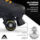 Apollo - Classic patins à roulettes fille et garçon - adolescents et adultes - Luna Nova - L (39-42)