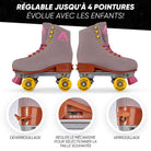 Apollo - Classic patins à roulettes fille et garçon - adolescents et adultes - Nightfever - L (39-42)