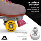 Apollo - Classic patins à roulettes fille et garçon - adolescents et adultes - Nightfever - L (39-42)