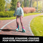 Apollo - Classic patins à roulettes fille et garçon - adolescents et adultes - Lagoon - L (39-42)