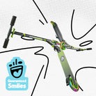 Apollo - Trottinette Skyracer - trottinette urbaine à suspension avec roues LED 145 mm - Vert Gris