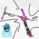 Apollo - Trottinette Skyracer - trottinette urbaine à suspension avec roues LED 145 mm - Rose Blanc