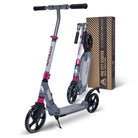 Apollo - Trottinette Apollo High End - Trottinette Tornado City avec frein et suspension - Gris Rose