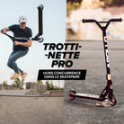 Apollo - Trottinette Freestyle Genius Pro - Trottinette robuste avec roulement à billes ABEC 9 - Noir Or