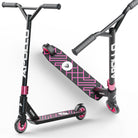 Apollo - Trottinette Freestyle Genius Pro - Trottinette robuste avec roulement à billes ABEC 9 - Noir Rose