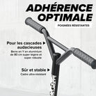 Apollo - Trottinette Freestyle Genius Pro - Trottinette robuste avec roulement à billes ABEC 9 - White Skull