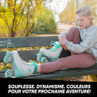 Apollo - Classic patins à roulettes fille et garçon - adolescents et adultes - Disco Time - L (39-42)
