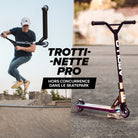 Apollo - Trottinette Freestyle Genius Pro - Trottinette robuste avec roulement à billes ABEC 9 - Rainbow