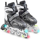 Apollo - Super Blades X Pro - Rollers avec roues à LED illuminées - Noir - L (39-42)