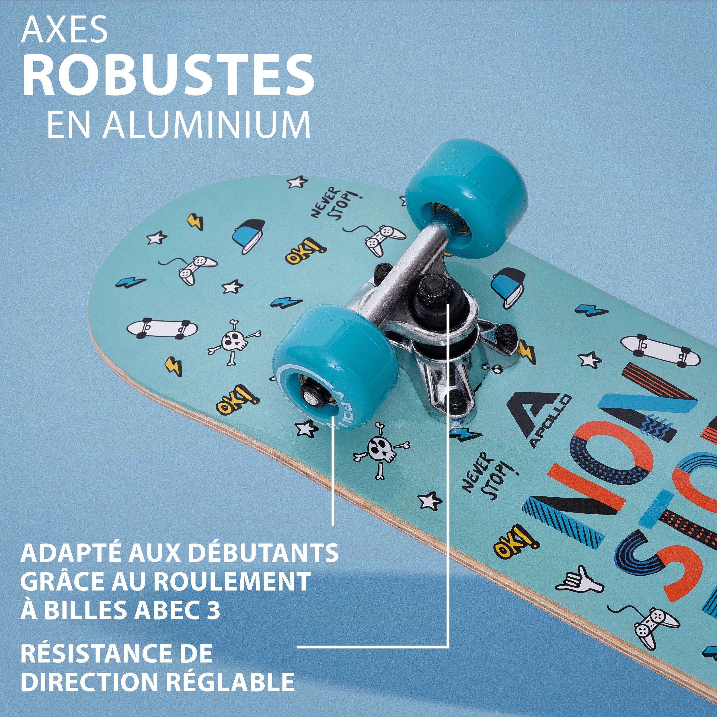 Apollo - Skateboard pour Enfants - FunFun - 61 cm - Default Title