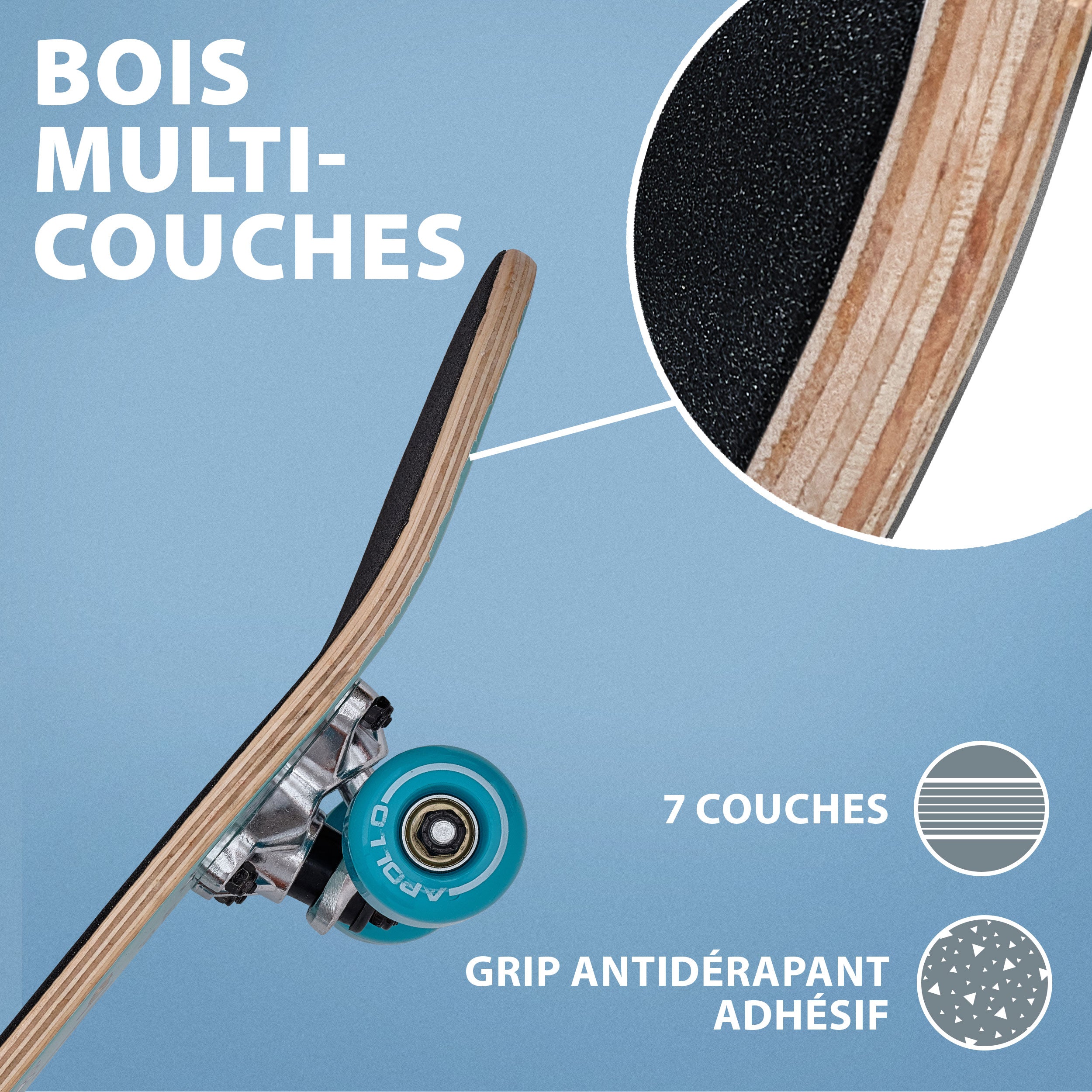 Apollo - Skateboard pour Enfants - FunFun - 61 cm - Default Title