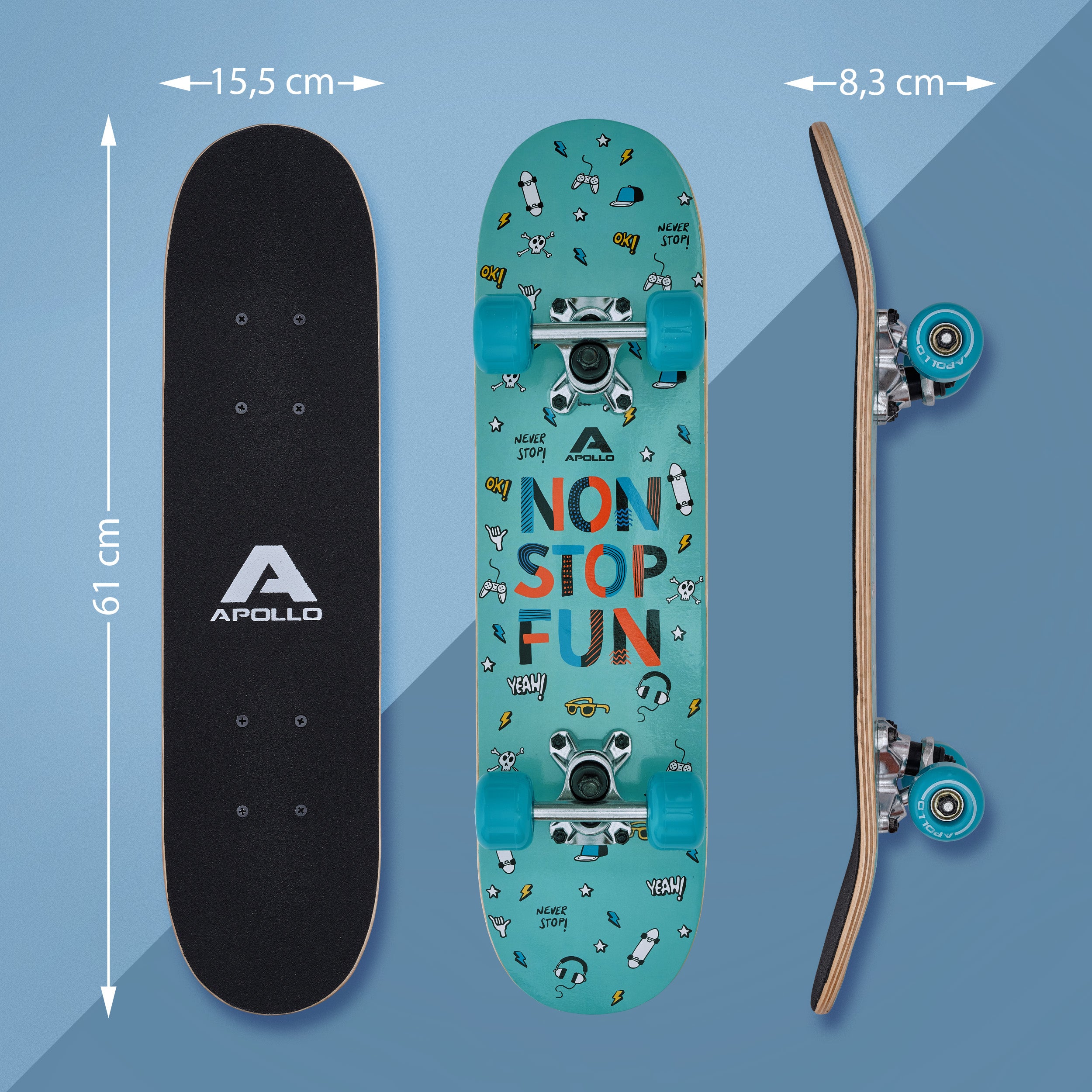 Apollo - Skateboard pour Enfants - FunFun - 61 cm - Default Title