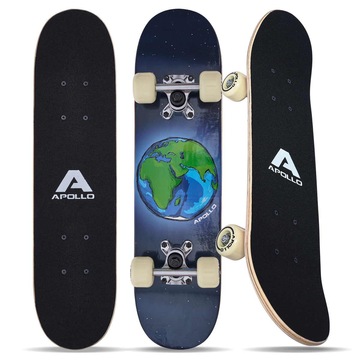 Skateboard En Bois Pour Enfant 61 Cm Antidérapant Léger Et Stable - Charge 20-50 Kg