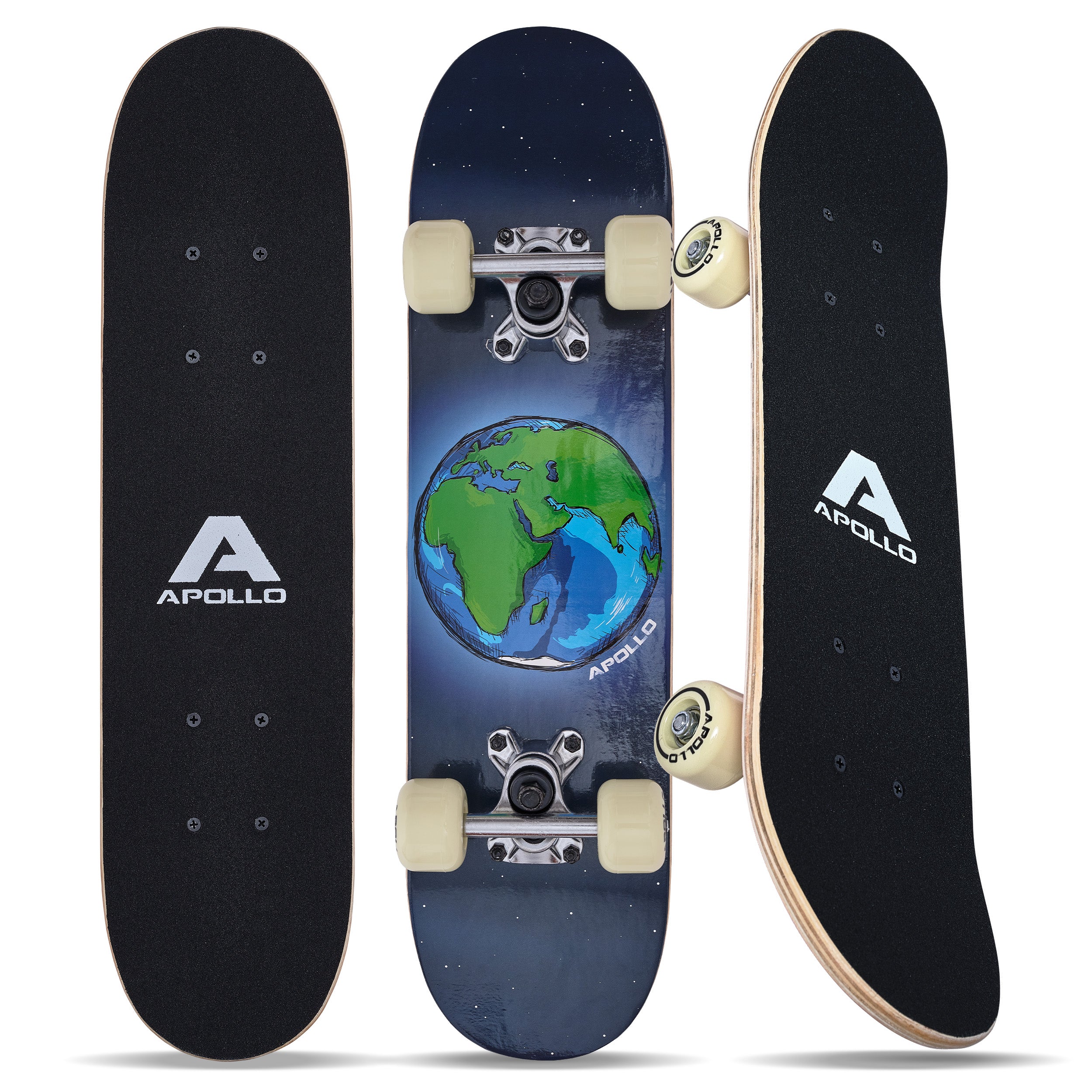 Apollo - Skateboard pour Enfants - Around the World - 61 cm - Around the World