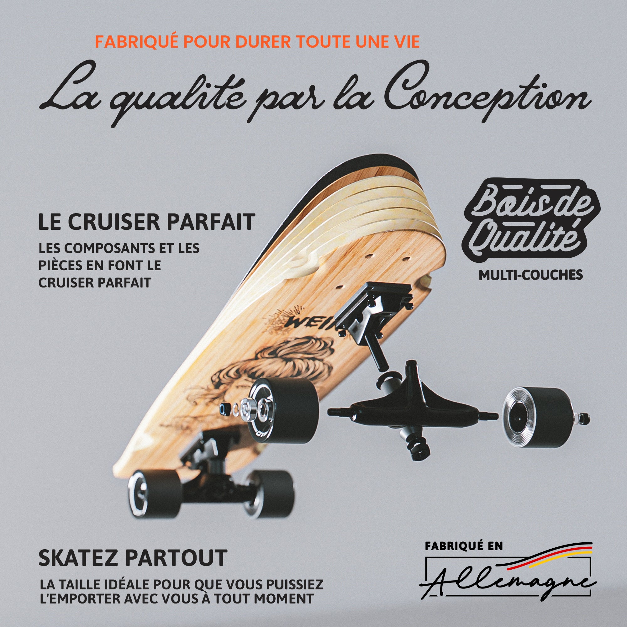 Apollo - Mini Longboard - Weird - 27 -