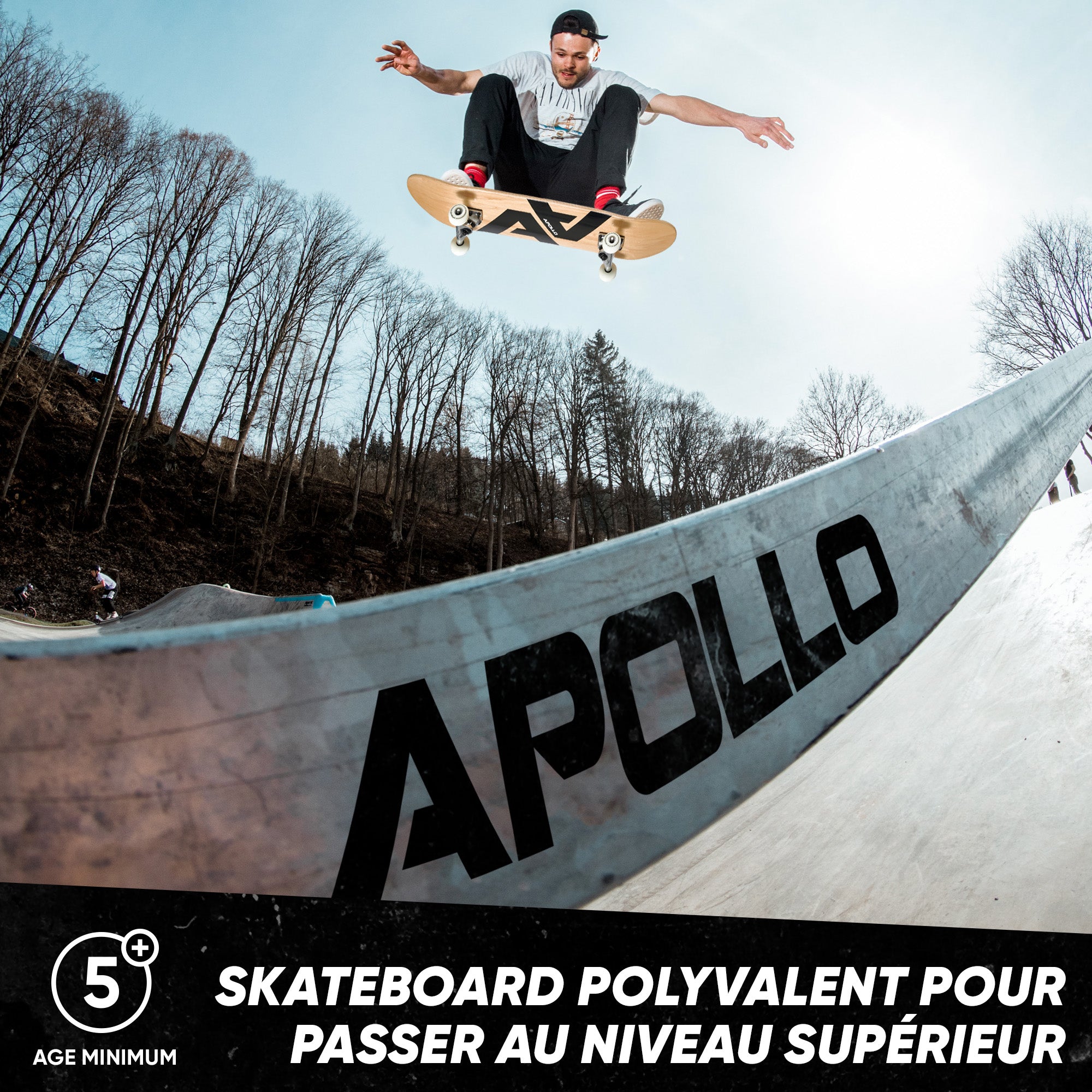 Apollo - Skateboard professionnel enfants et adultes - A&A - A&A