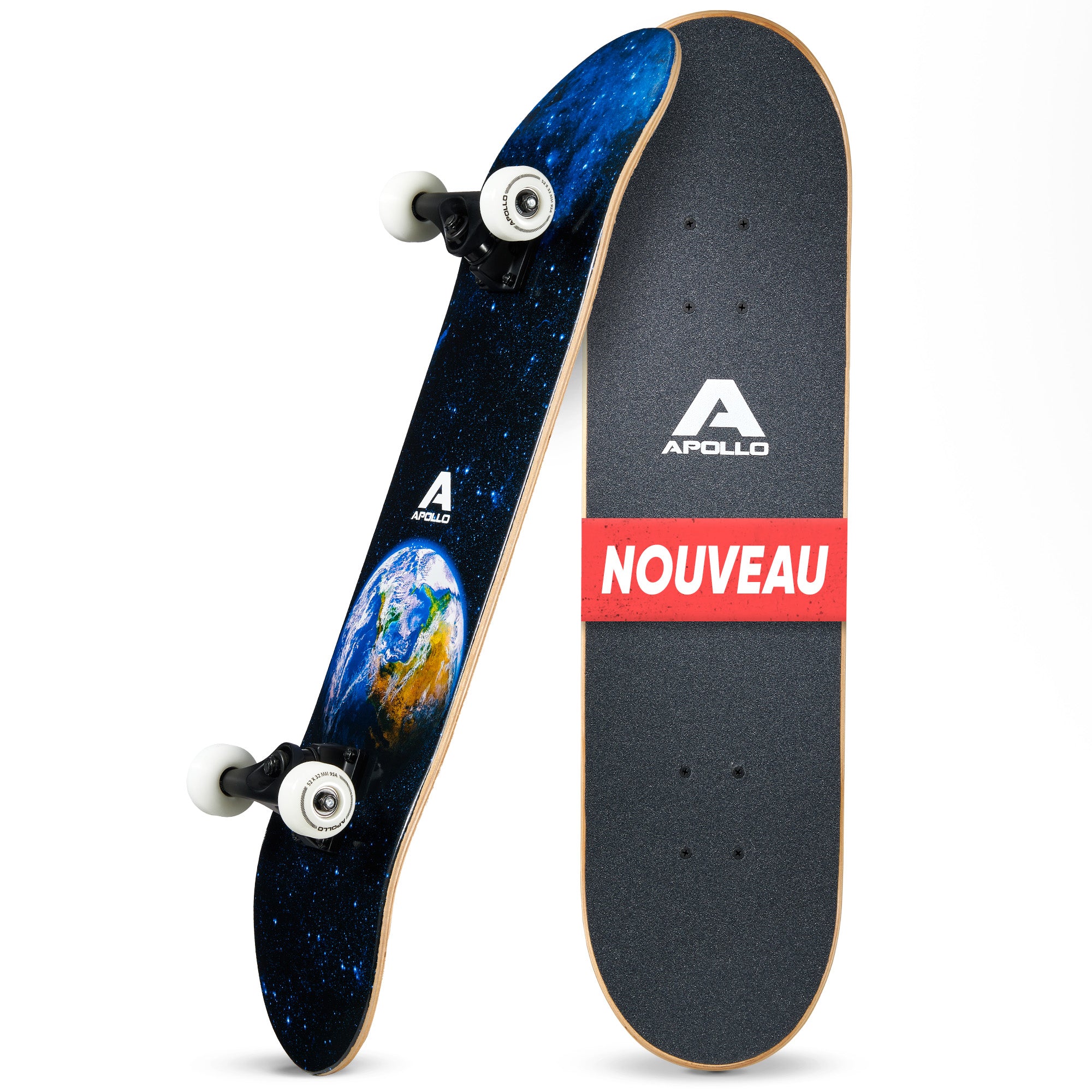 Apollo - Skateboard professionnel enfants et adultes - Earth - Earth