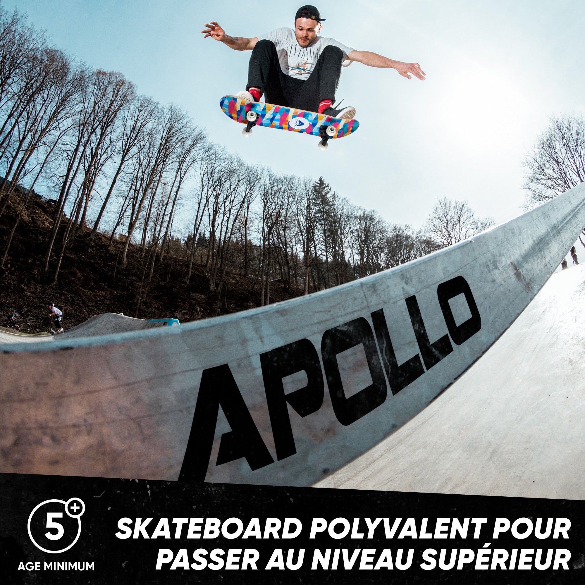 Apollo - Skateboard professionnel enfants et adultes - Mosaik - Mosaik