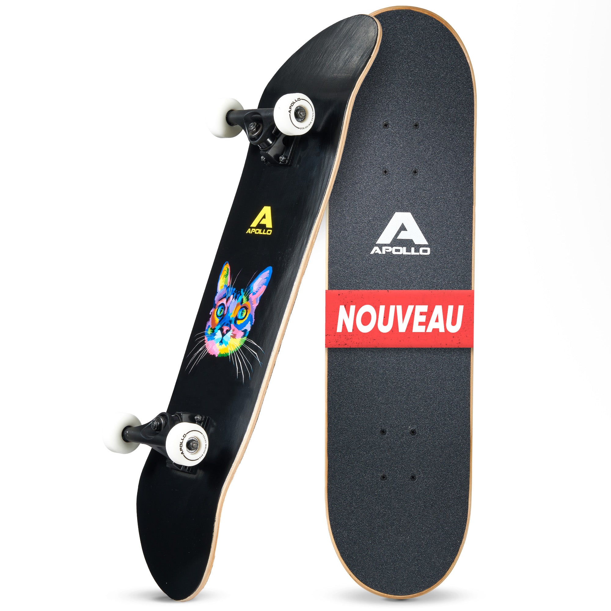 Apollo - Skateboard professionnel enfants et adultes - Cat - Cat