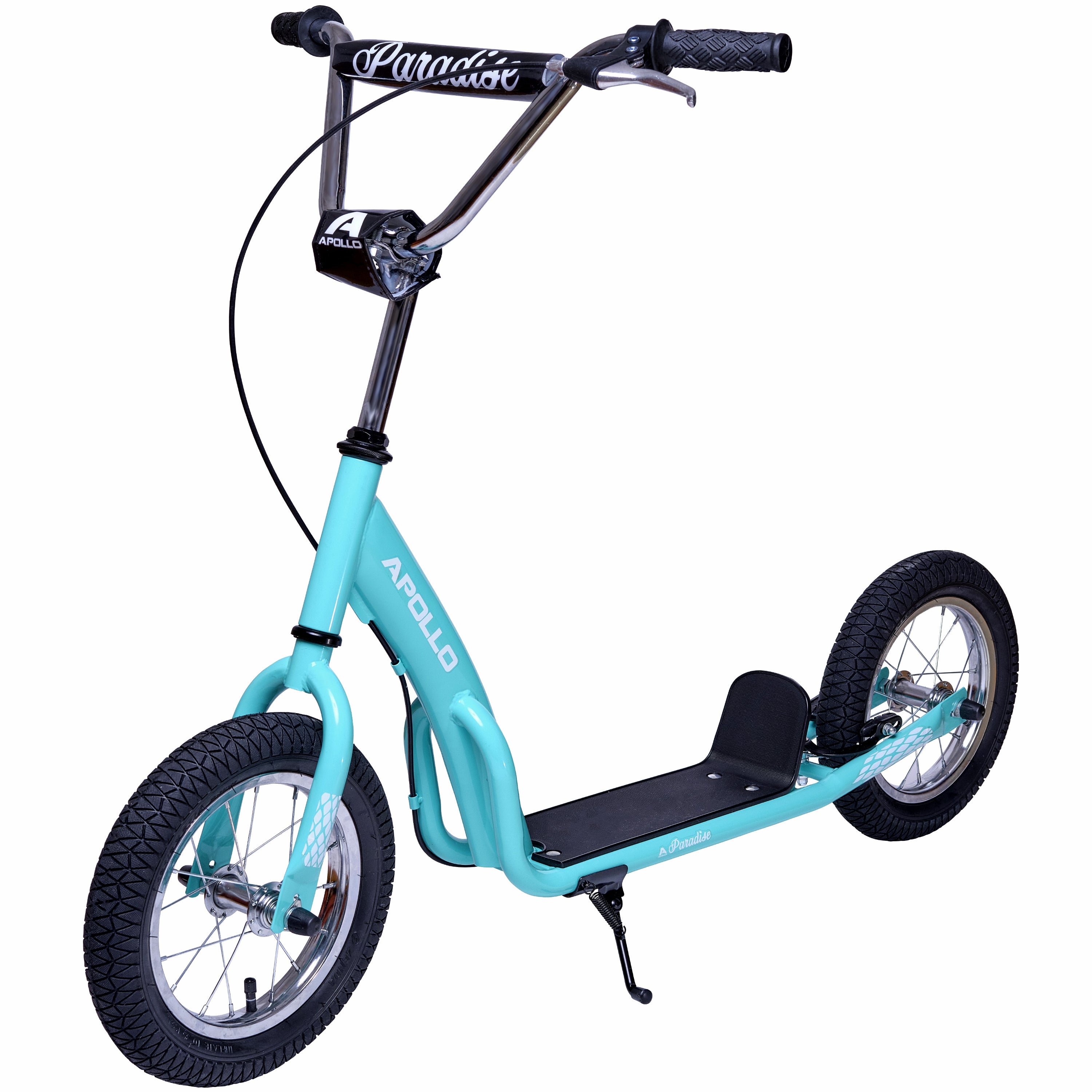 Apollo - Trottinette Enfants Retro Paradise - Pneus Gonflables 12,5 Pouces - Turqoise
