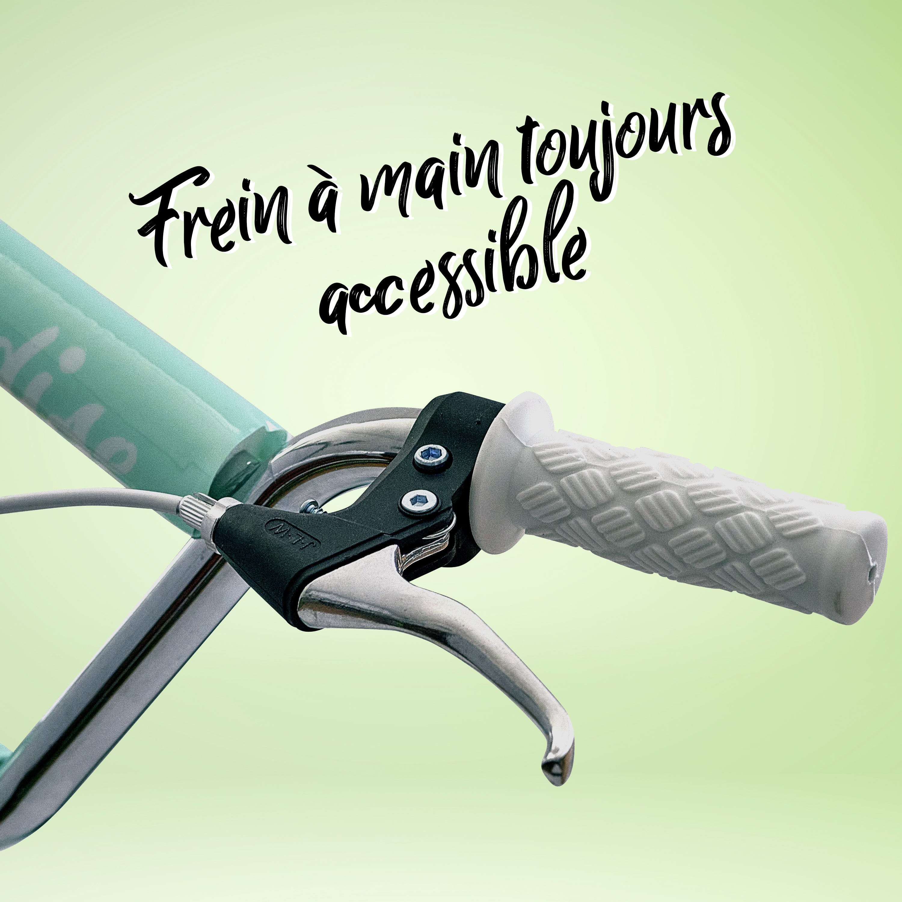 Apollo - Trottinette Enfants Retro Paradise - Pneus Gonflables 12,5 Pouces - Menthe