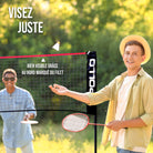 Apollo - Apollo Filet Badminton - Filet de Volley Ball - différentes tailles et réglables - Rouge 400 cm