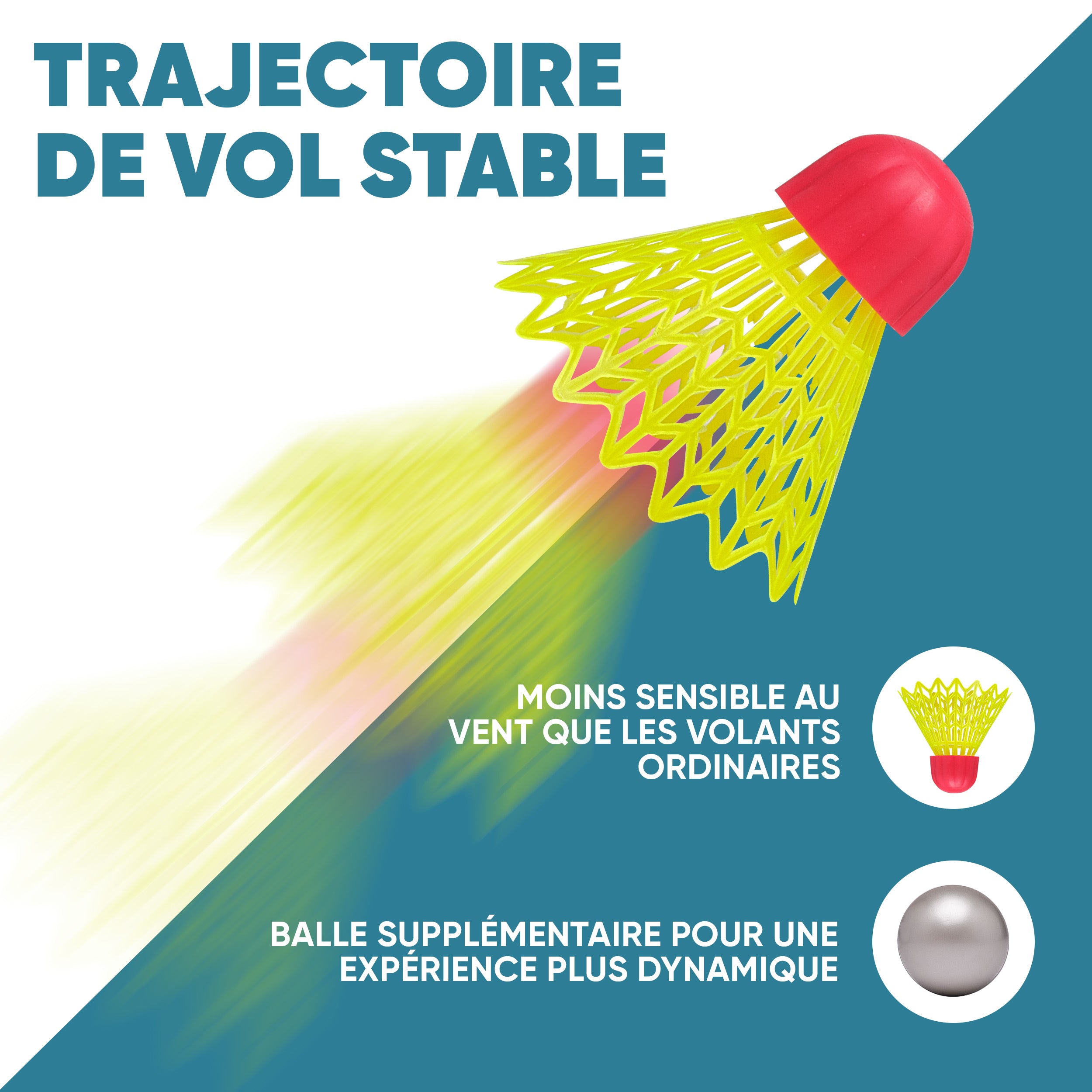 Apollo - Kit Raquettes Badminton de Différentes Couleurs pour Adulte et Enfant - Bleu Rose