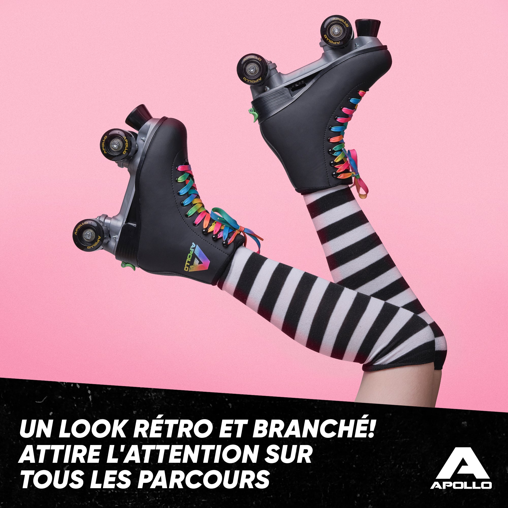 Apollo - Classic patins à roulettes fille et garçon - adolescents et adultes - Rodeo Drive - L (39-42)