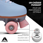 Apollo - Classic patins à roulettes fille et garçon - adolescents et adultes - Nightfever blue - L (39-42)
