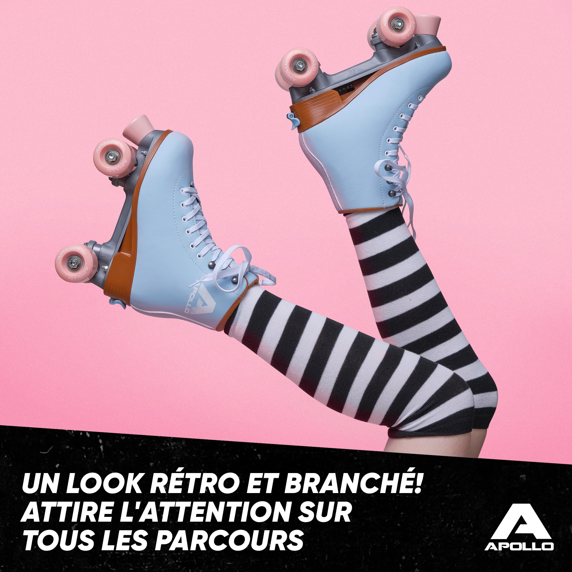Apollo - Classic patins à roulettes fille et garçon - adolescents et adultes - Nightfever blue - L (39-42)