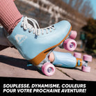 Apollo - Classic patins à roulettes fille et garçon - adolescents et adultes - Nightfever blue - L (39-42)
