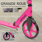 Apollo - Apollo Artemis City - Trottinette réglable en hauteur pour enfants - Rose