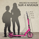 Apollo - Apollo Artemis City - Trottinette réglable en hauteur pour enfants - Rose