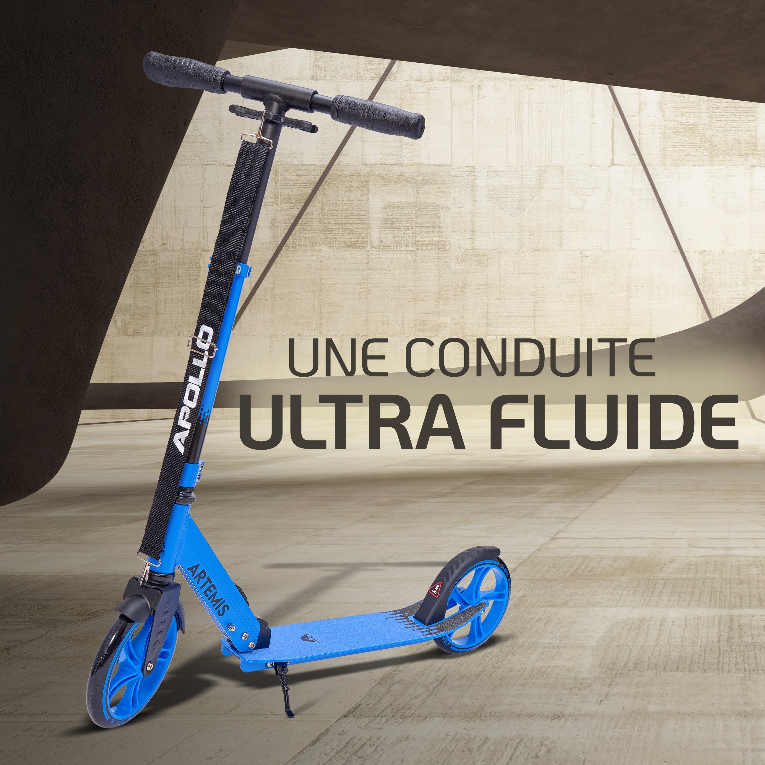 Apollo - Apollo Artemis City - Trottinette réglable en hauteur pour enfants - Bleu