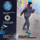 Apollo - Champion rollers adultes/enfants à pointure réglable - Bleu - L (39-42)