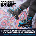 Apollo - Champion rollers adultes/enfants à pointure réglable - Bleu - L (39-42)